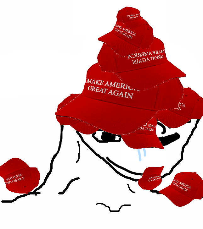 Brainlet maga hats — Brainlet meme