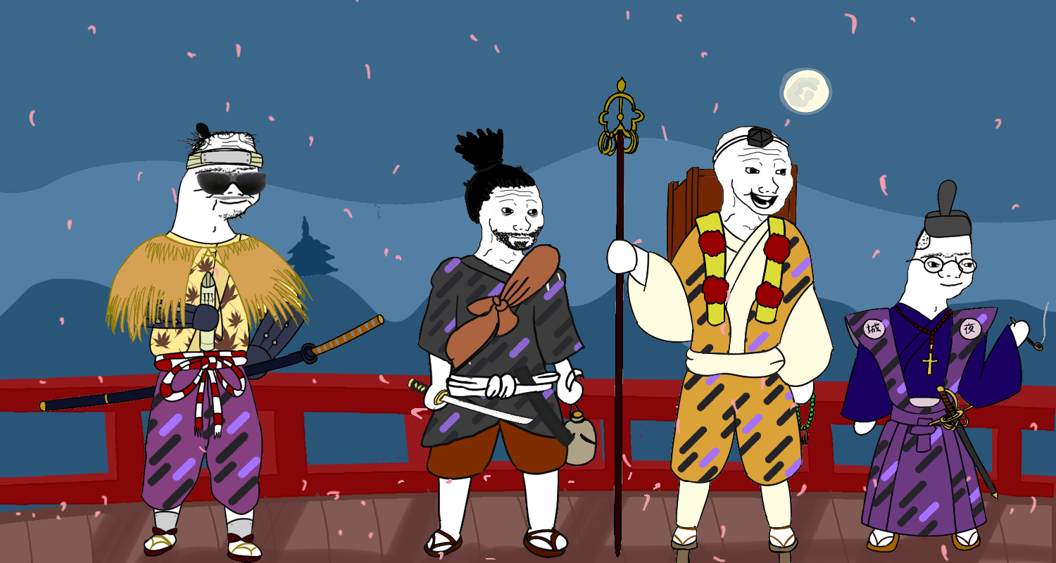 Boomer samurai with zoomer — Boomer meme