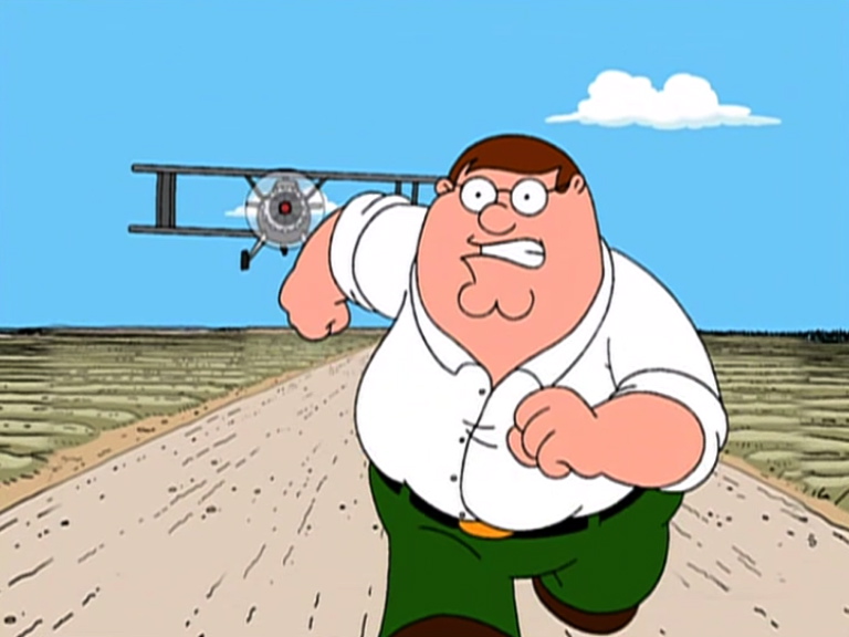Peter Griffin running away meme template — Templates meme