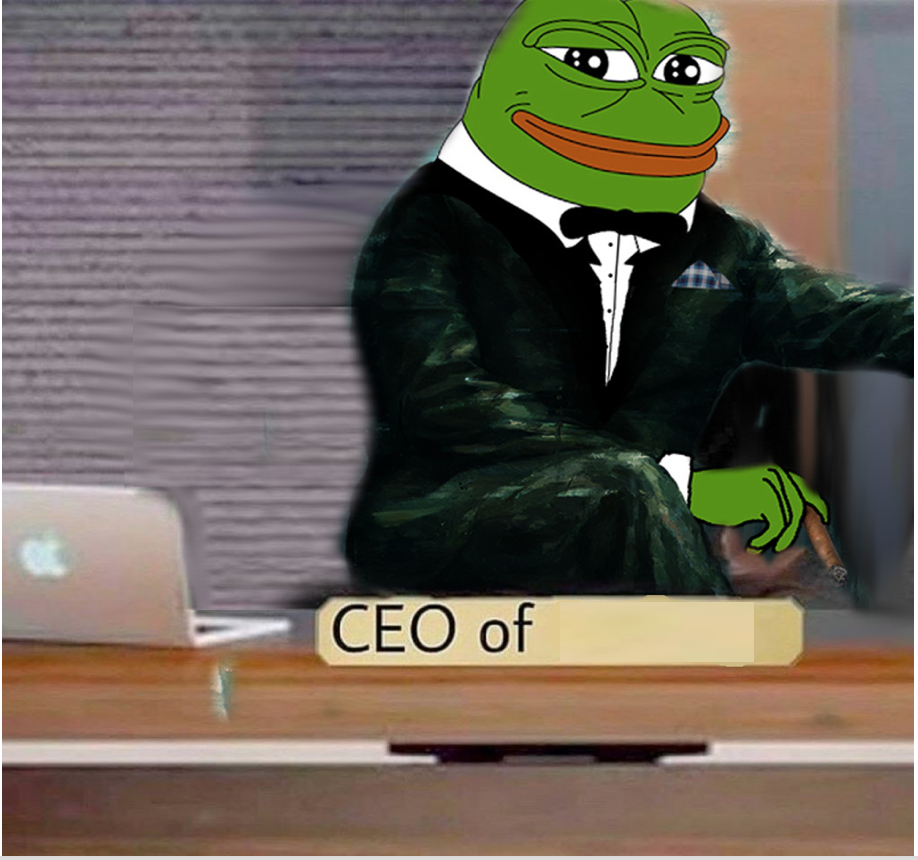 Pepe ceo of 2 meme template — Templates meme