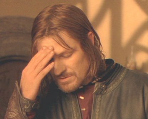 Frustrated Boromir meme template — Templates meme