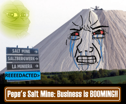 Pepe smug wojak salt hill — Pepe meme