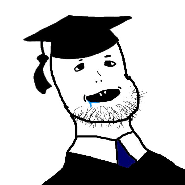 Brainlet graduating — Brainlet meme
