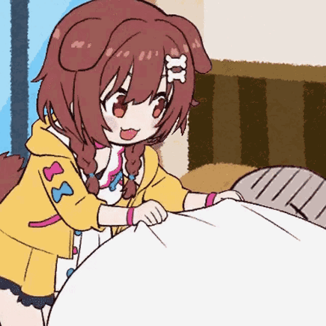 Anime Girl Waking You Up — Reaction meme