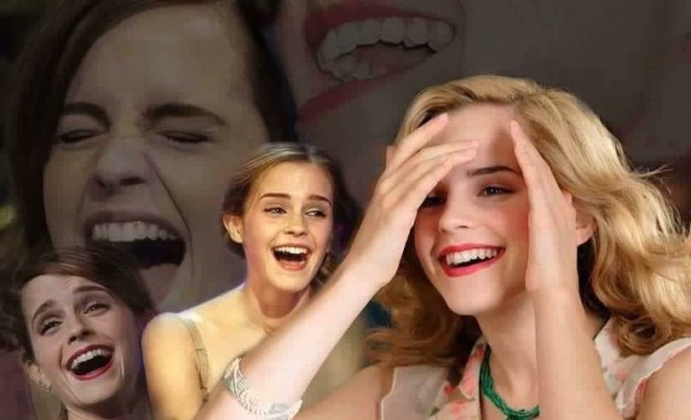 Emma watson laughing montage — Reaction meme