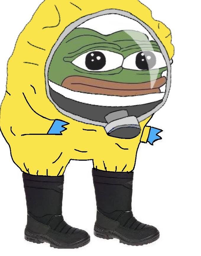 Pepe apu hazmat suit boots — Apu meme