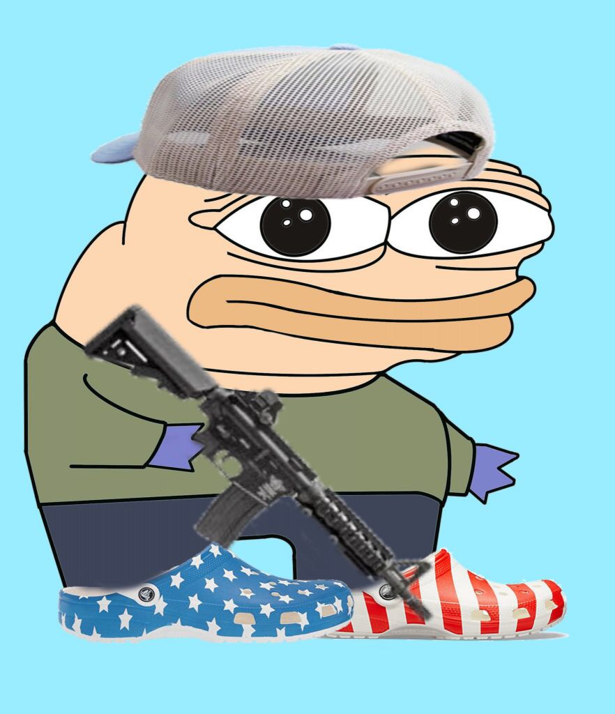 Pepe apu merican crocs ar15 — Apu meme