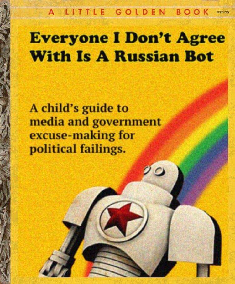 Everyone is a russian bot — Reaction meme