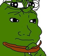 Pepe reveals wojak face — Pepe meme