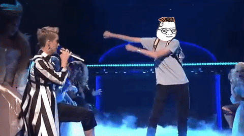 Zoomer katy perry flossing — Zoomer meme