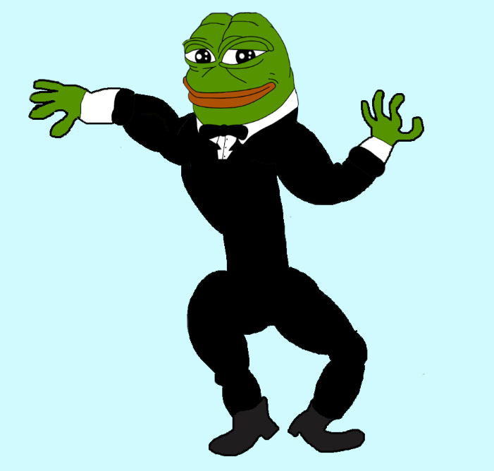 Pepe chad tux — Pepe meme