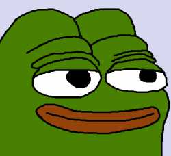 Pepe small smirk — Pepe meme