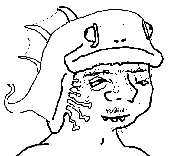 Brainlet fish head — Brainlet meme