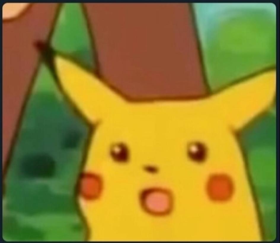 Surprised Pikachu meme template — Templates meme
