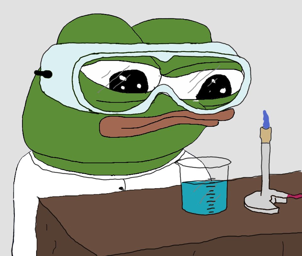 Pepe chemist — Pepe meme