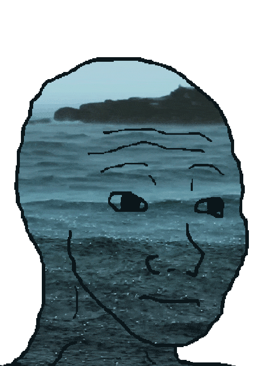 Wojak rain feels — Wojak meme