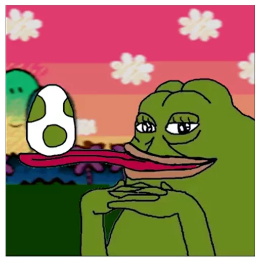 Retro record player Groyper sticker — Sticker Packs meme