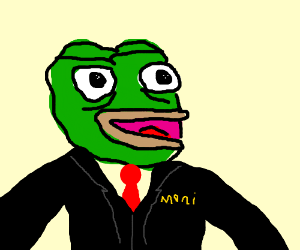 Pepe moni suit — Pepe meme
