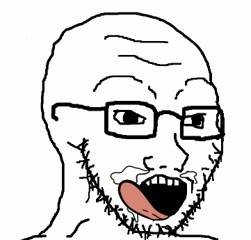Wojak soy boy licking lips — Wojak meme