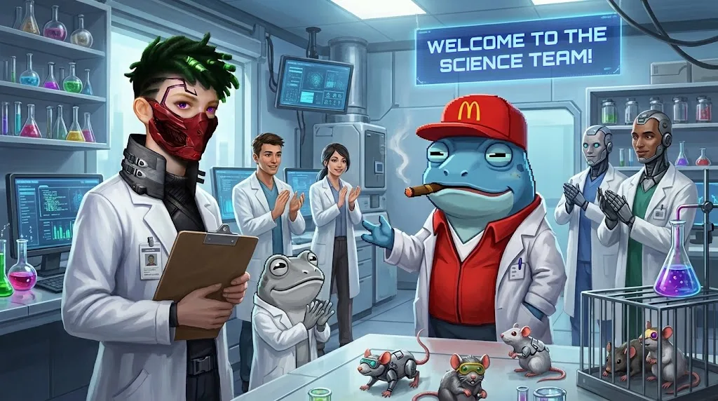 Welcome to the team — Pepe meme