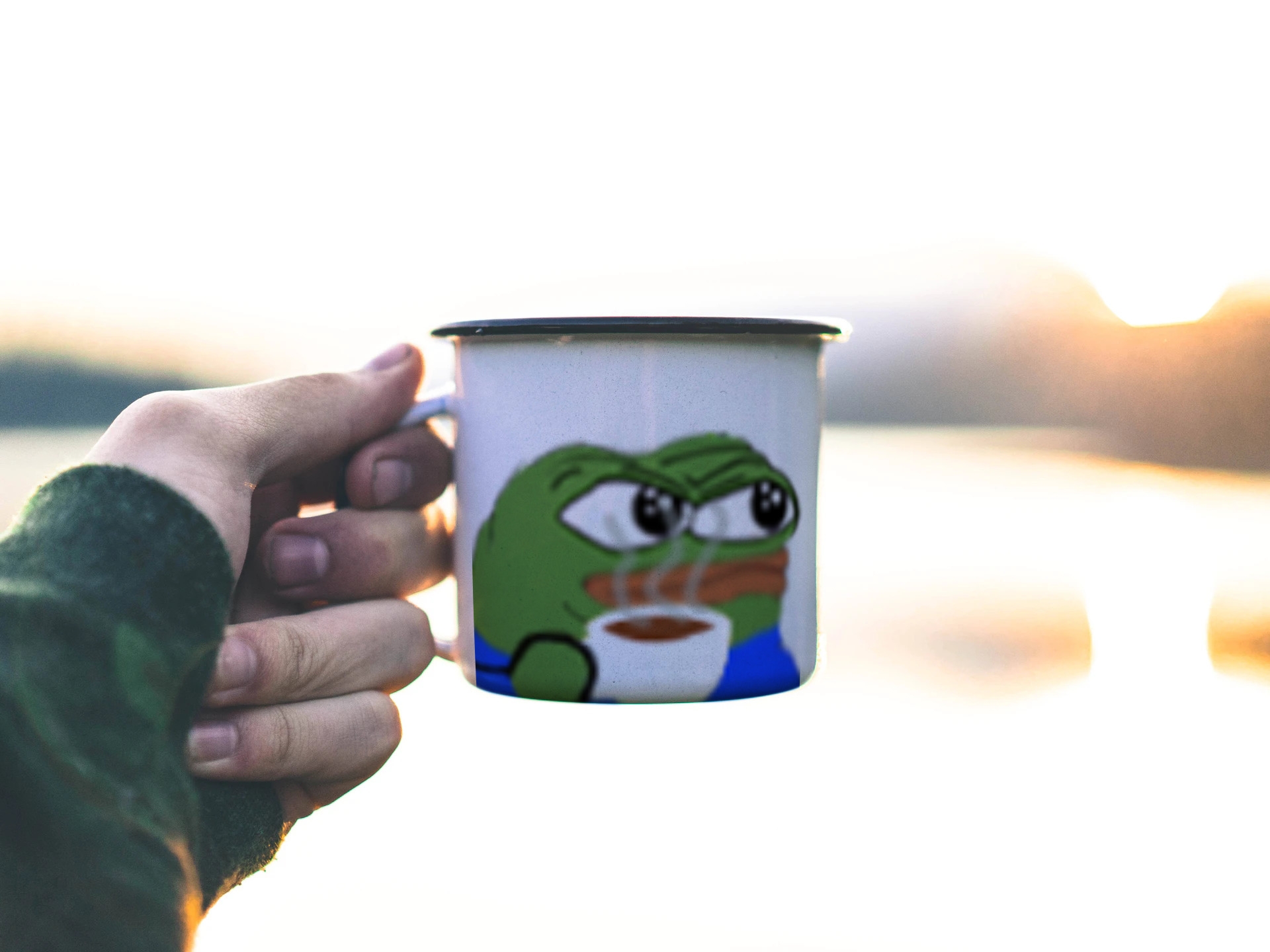Pepe apu coffee mug — Apu meme