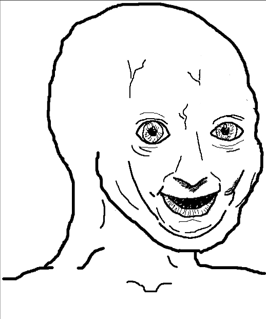 Wojak creepy face — Wojak meme