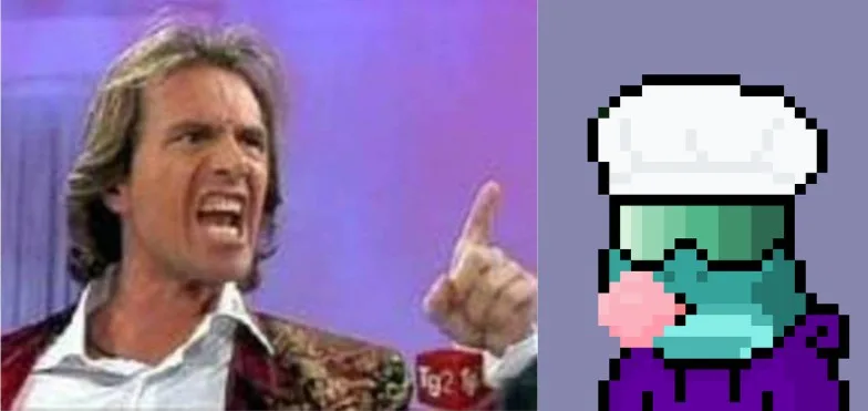 Man yelling at a frog — Memes meme