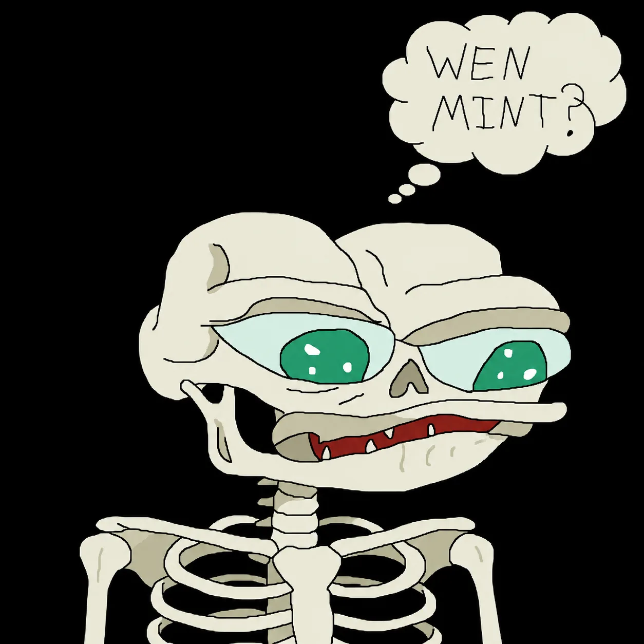 Skeletal Apu — Apu meme