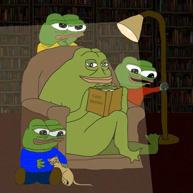 Pepe cozy stories — Pepe meme