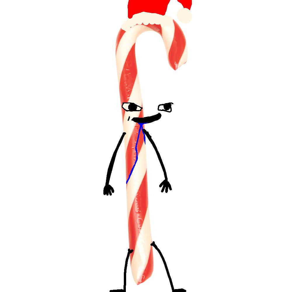 Brainlet candy cane — Brainlet meme