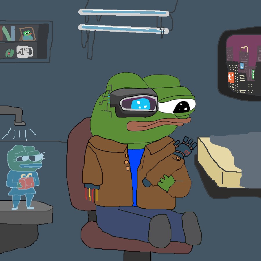Pepe future cyborg — Pepe meme