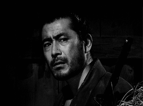 Sanjuro Glancing From Barn / Hiding Place — Reaction meme