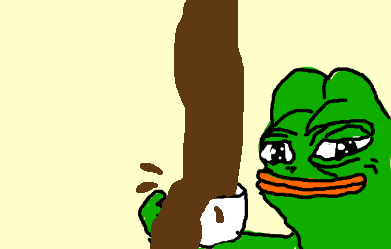 Pepe coffee pouring from sky — Pepe meme