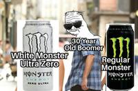 Boomer gets distracted by monster — Boomer meme