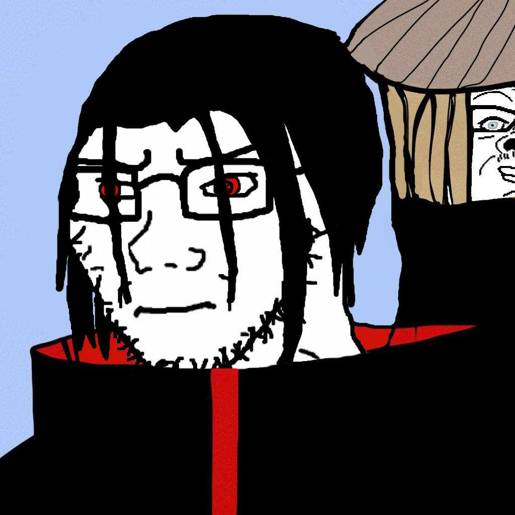 Wojak soy boy about to be executed by soyboy — Wojak meme