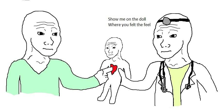 Wojak show feels — Wojak meme