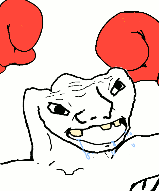 Brainlet boxing gloves — Brainlet meme