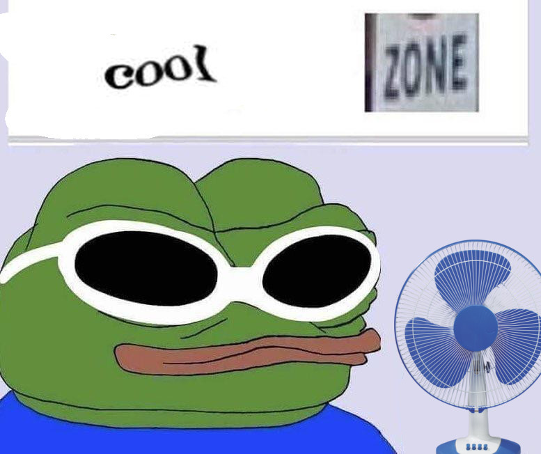 Pepe cool zone — Pepe meme