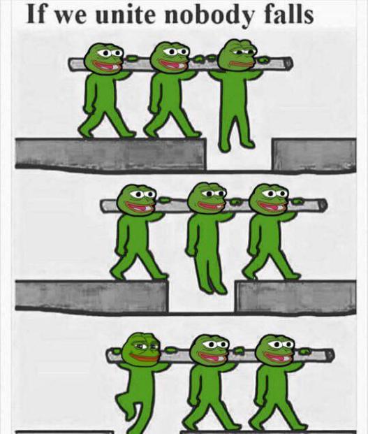 Pepe teamwork — Pepe meme