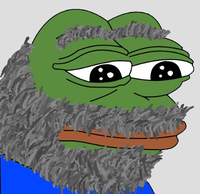 Pepe full beard eyebrows — Pepe meme