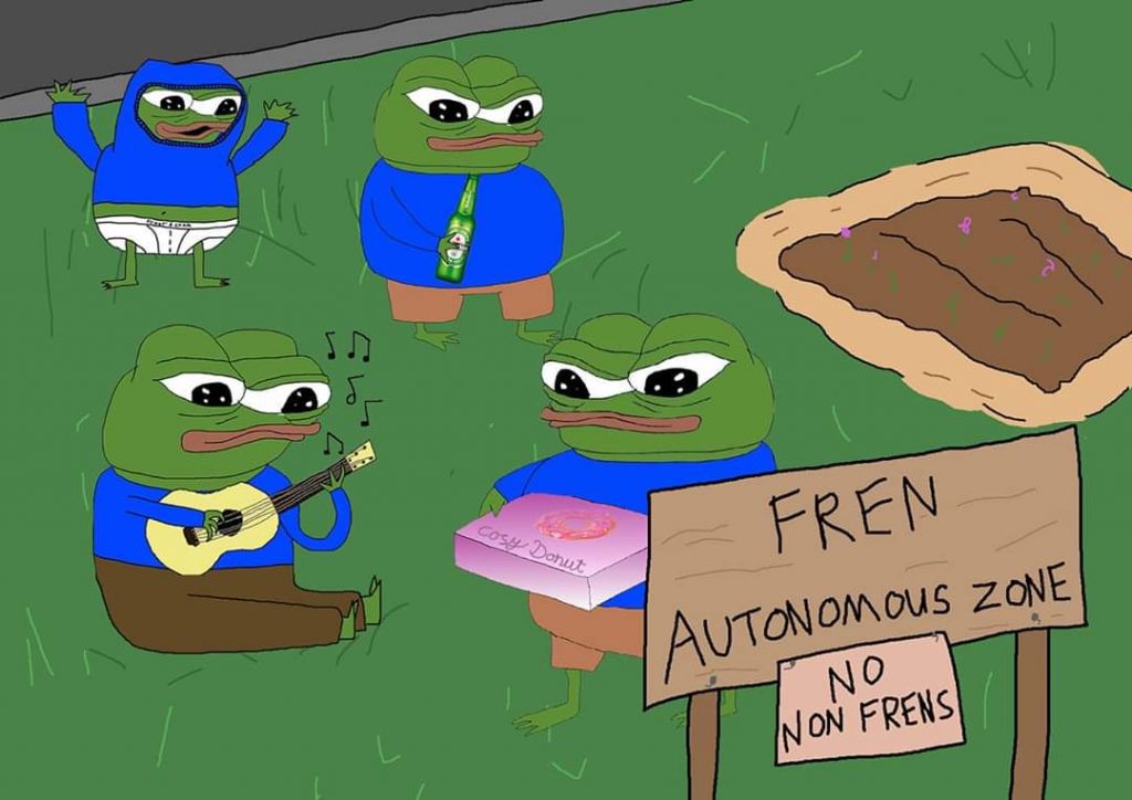 Pepe autonomous zone — Pepe meme