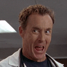 John C. McGinley Cheeky Laughs — Reaction meme