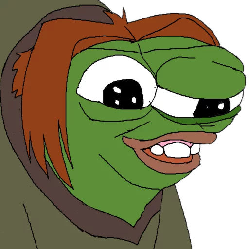 Redhead woman Frog Friends sticker — Sticker Packs meme