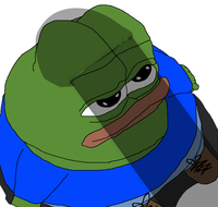 Pepe in flag pole shadow — Pepe meme