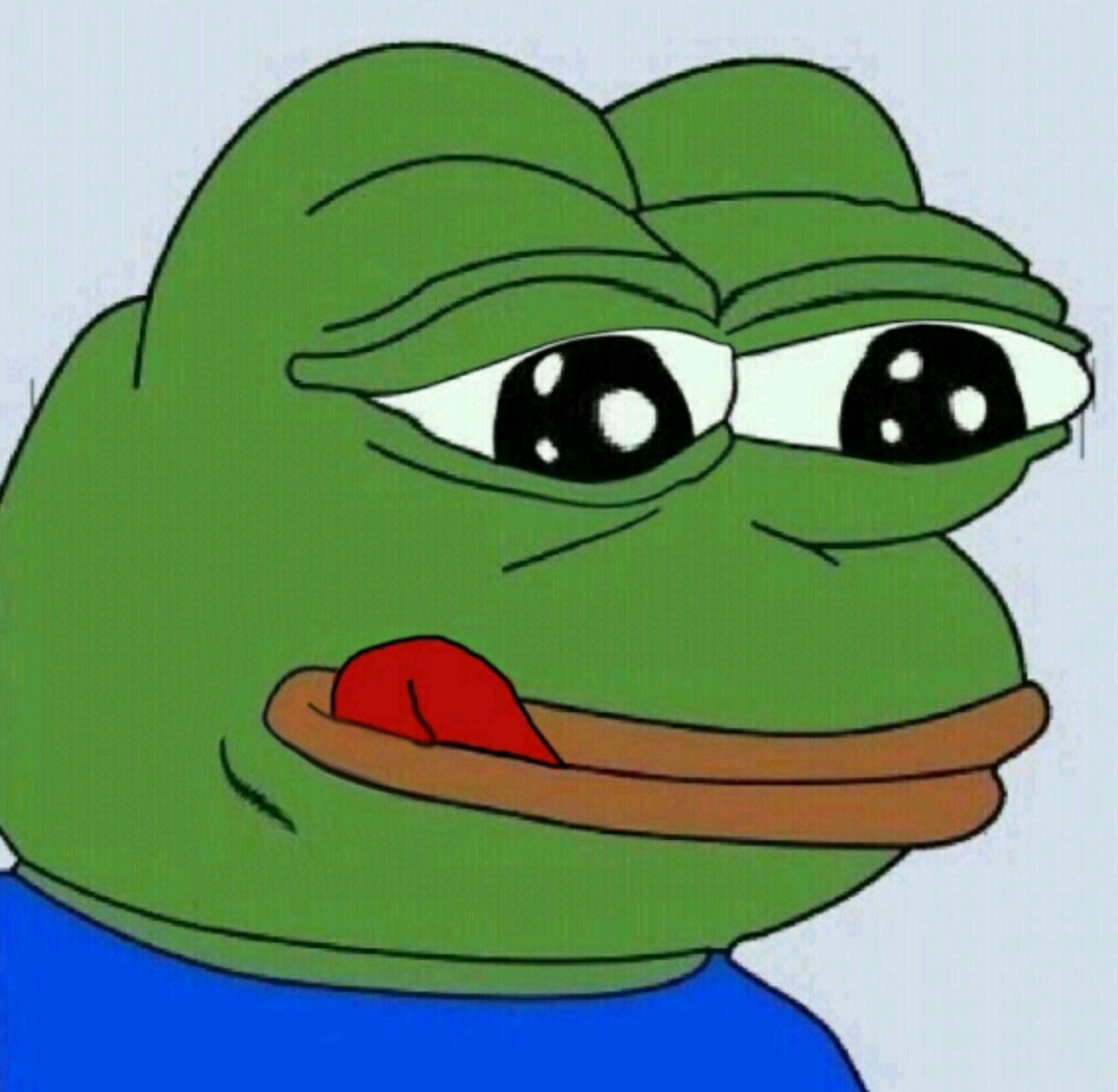 Pepe licks lips — Pepe meme