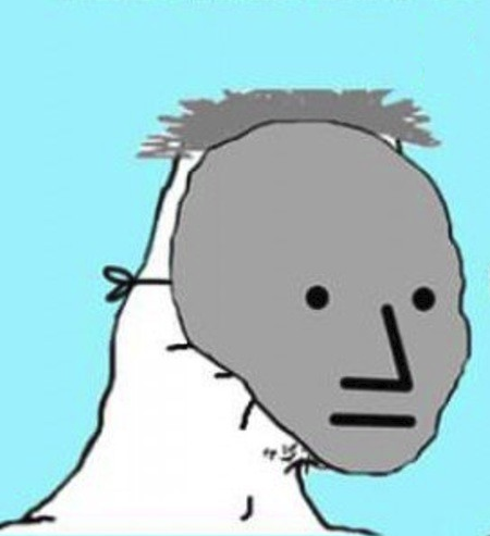 Zoomer npc mask — Zoomer meme