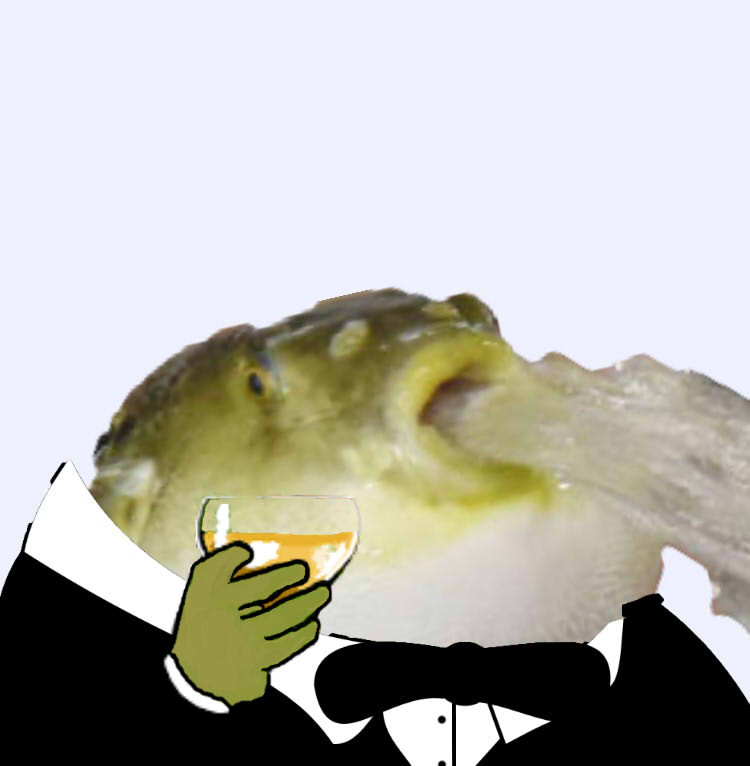 Puffer fish tuxedo — Reaction meme
