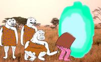 Grug brainlets portal — Grug meme