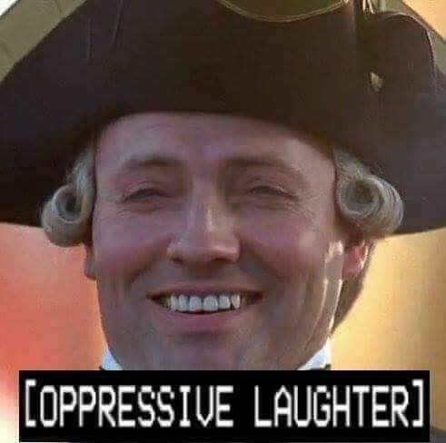 Oppressive laughter — Reaction meme