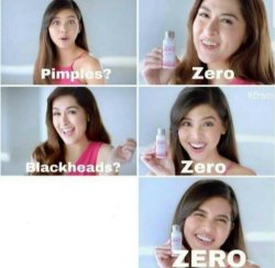 Pimples, Zero! meme template — Templates meme